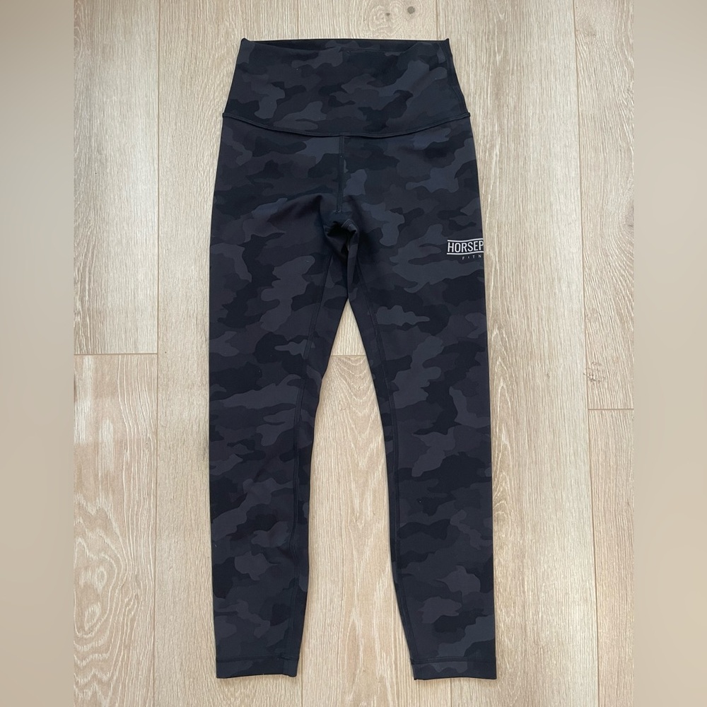 Lululemon Align 6 Black Camo Leggings